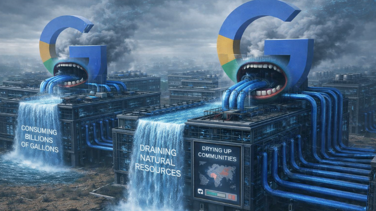 ರಾಕ್ಷಸನಂತೆ ನೀರು ಕುಡಿಯುತ್ತಿರುವ ಗೂಗಲ್ ಡೇಟಾ ಸೆಂಟರ್‌ಗಳು